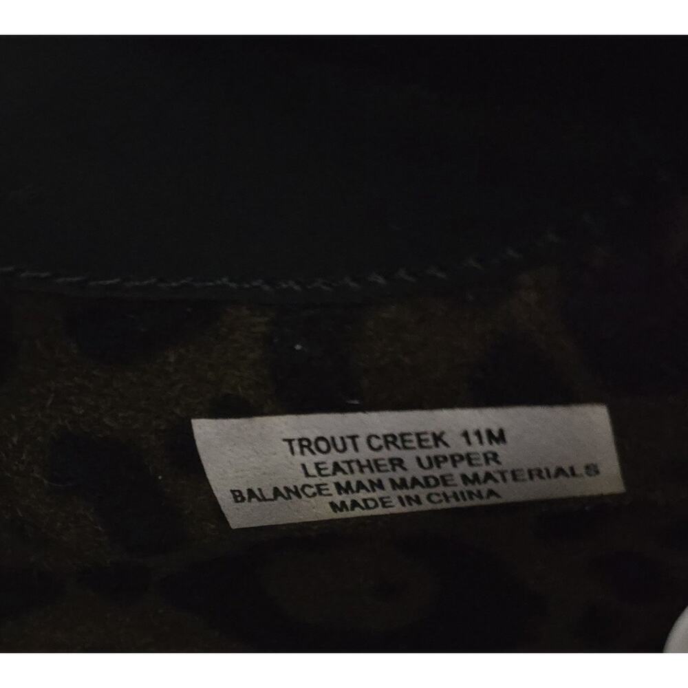 Women's OTBT Trout Creek Black Leather Tall Riding Boots Ankle Wrap Sz 11 M - Picture 15 of 15